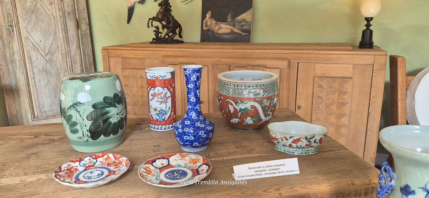 Sélection de porcelaines asiatiques