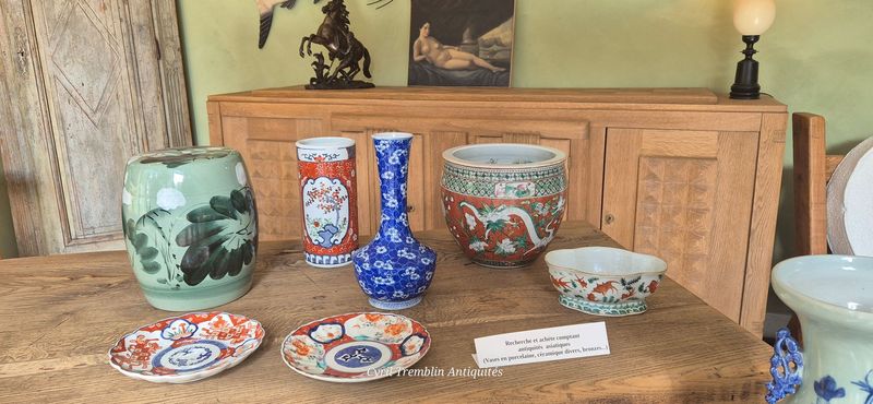 Sélection de porcelaines asiatiques