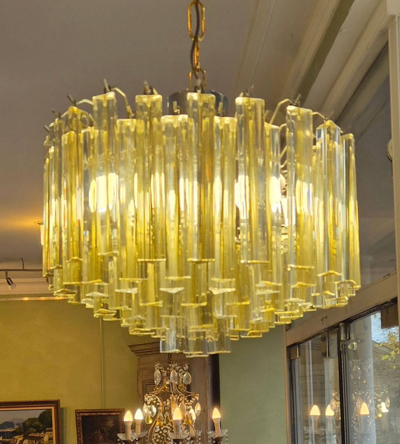 Lustre Vénini rond (Vendu)