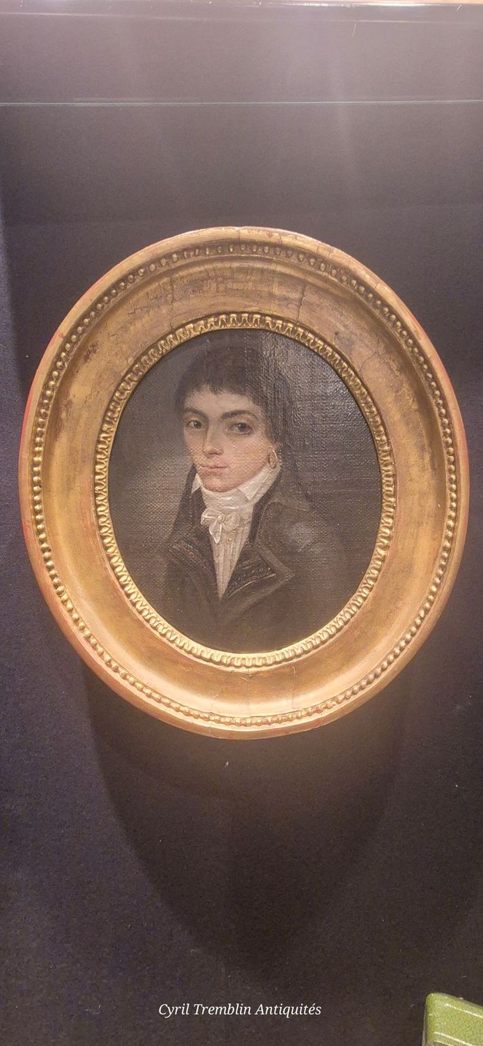 Petit portrait époque révolutionnaire 1799 (Vendu)