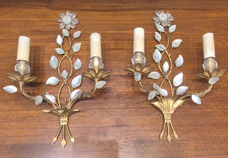 Paire d'appliques Maison Baguès (Vendue)