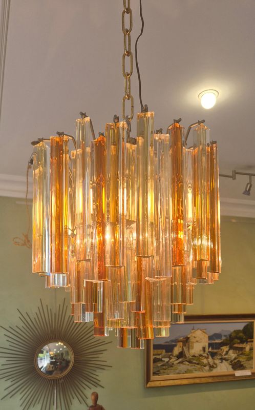 Lustre Vénini Lustre Vénini "Trièdres" (Vendu)