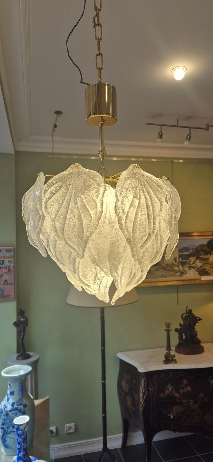 Lustre Lustre "Feuilles" italien