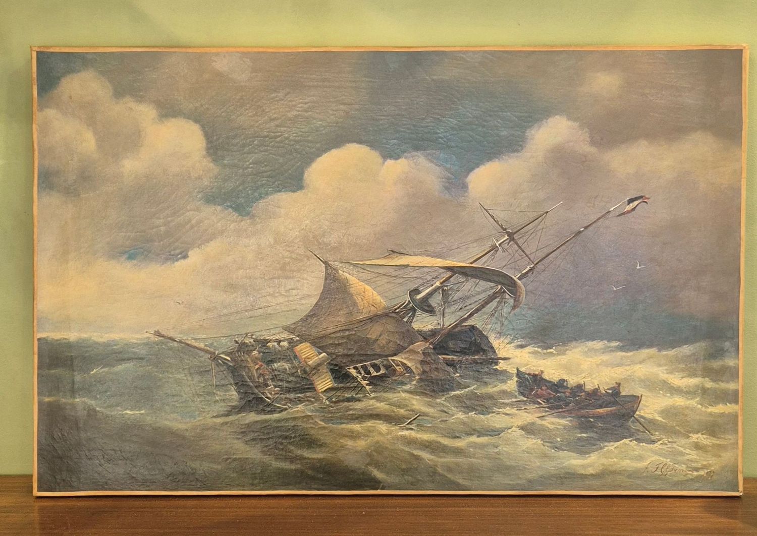 HST Marine, scène de Naufrage