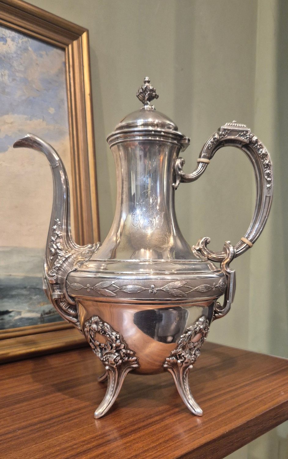 Cafetière argent Henri Soufflot
