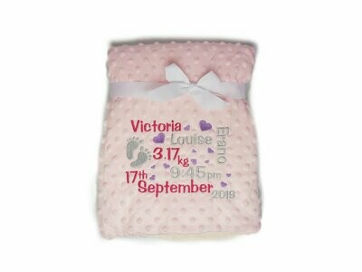 Dimple Baby Blanket - Pink