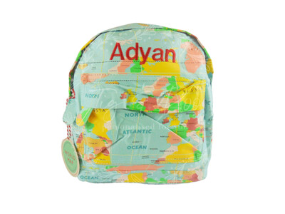 Mini World Atlas Backpack