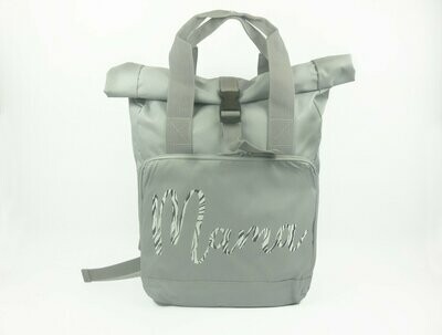 MAMA Roll Top Backpack - Grey