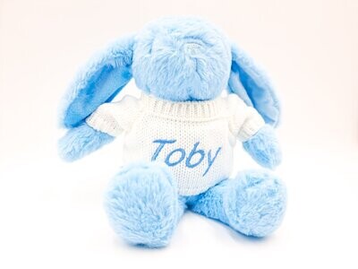 Bunny With Jumper - Blue