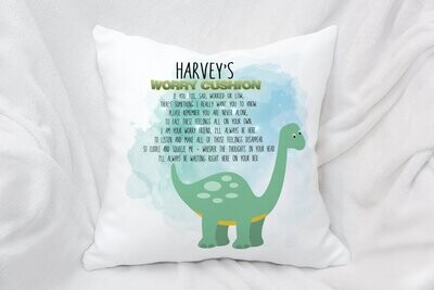 Dinosaur Worry Cushion