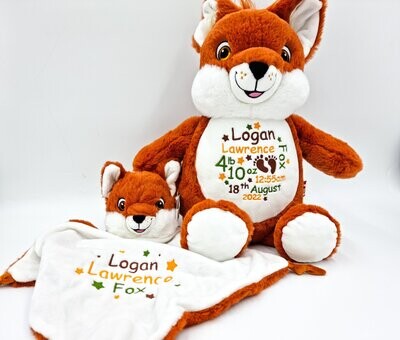 Fox Teddy & Comfort Blanket
From
