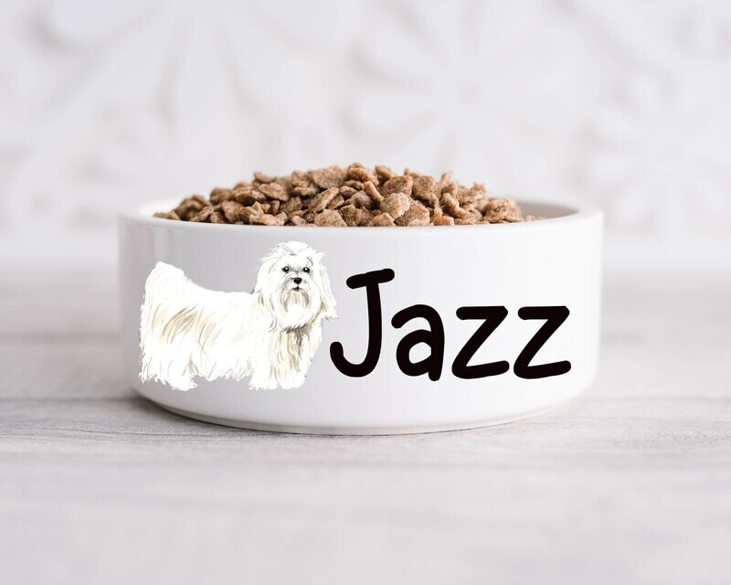 Maltese Dog Bowl