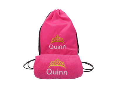 Bag and Towel Set - Pink
