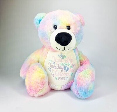 Pastel Rainbow Bear