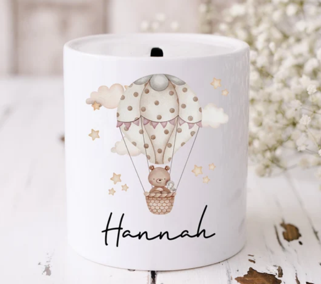 Hot Air Balloon Money Box