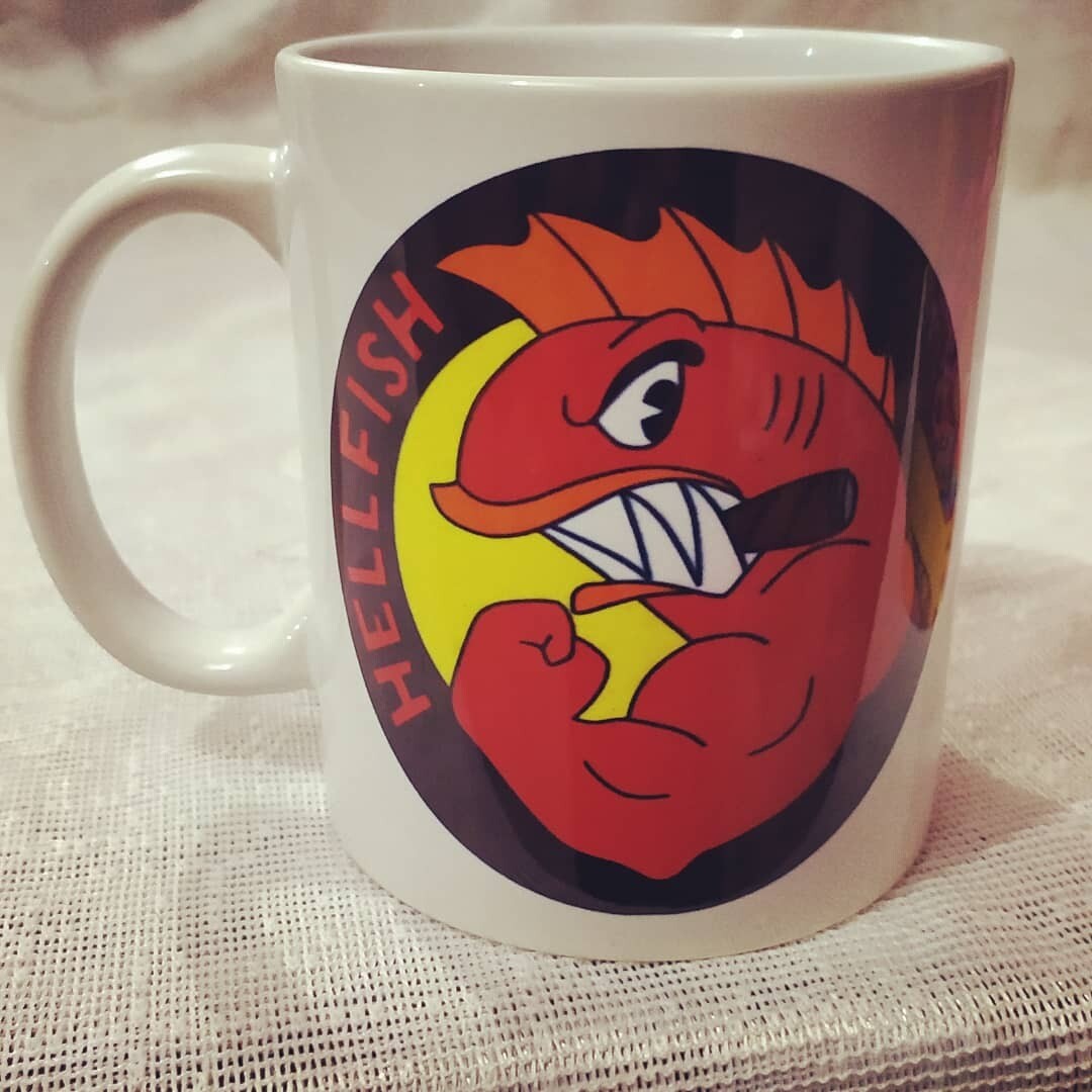 Taza de hellfish de los simpson