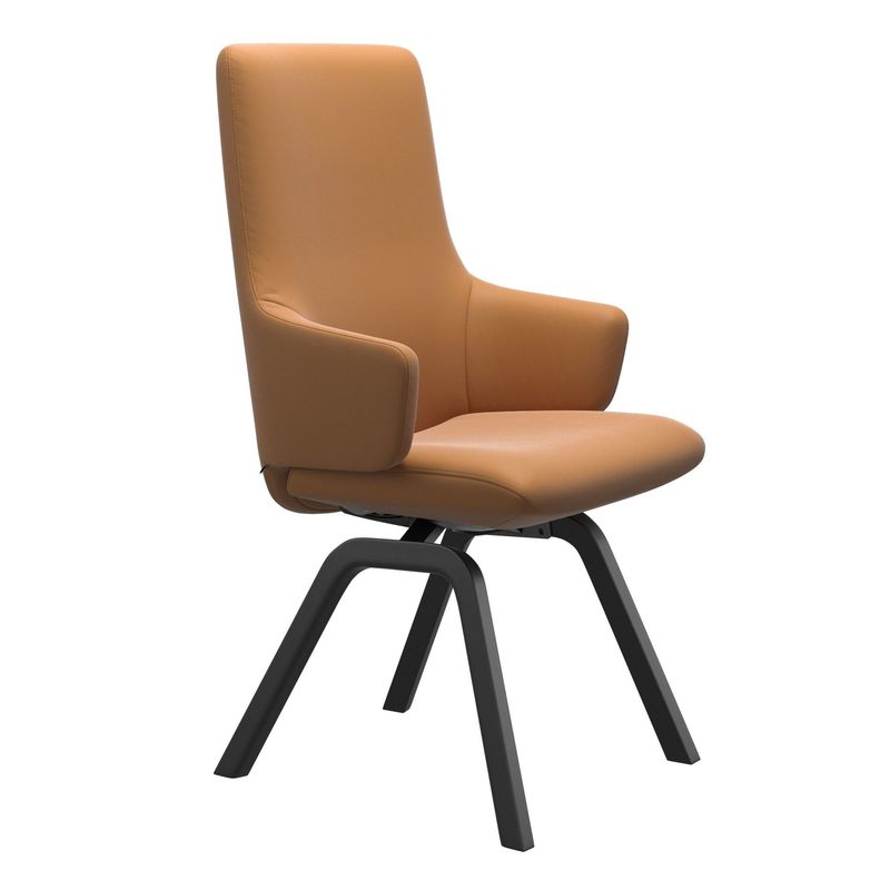 Laurel Back D200 Leg High Back with Arms Dining Chair by Stressless® Laurel Back D200 Leg High Back with Arms Dining Chair by Stressless®