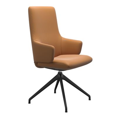 Laurel Back D350 Leg High Back with Arms Dining Chair by Stressless® Laurel Back D350 Leg High Back with Arms Dining Chair by Stressless®