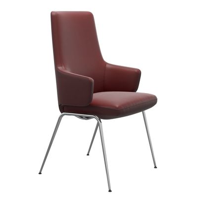 Vanilla Back D300 Leg High Back with Arms Dining Chair by Stressless® Vanilla Back D300 Leg High Back with Arms Dining Chair by Stressless®