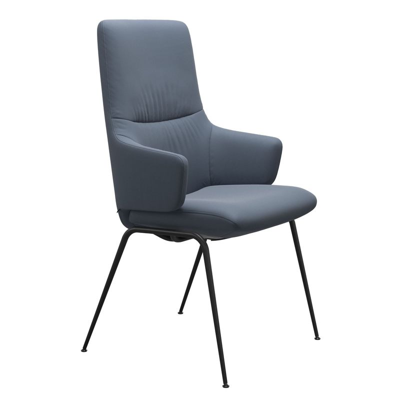 Mint Back D300 Leg High Back with Arms Dining Chair by Stressless® Mint Back D300 Leg High Back with Arms Dining Chair by Stressless®