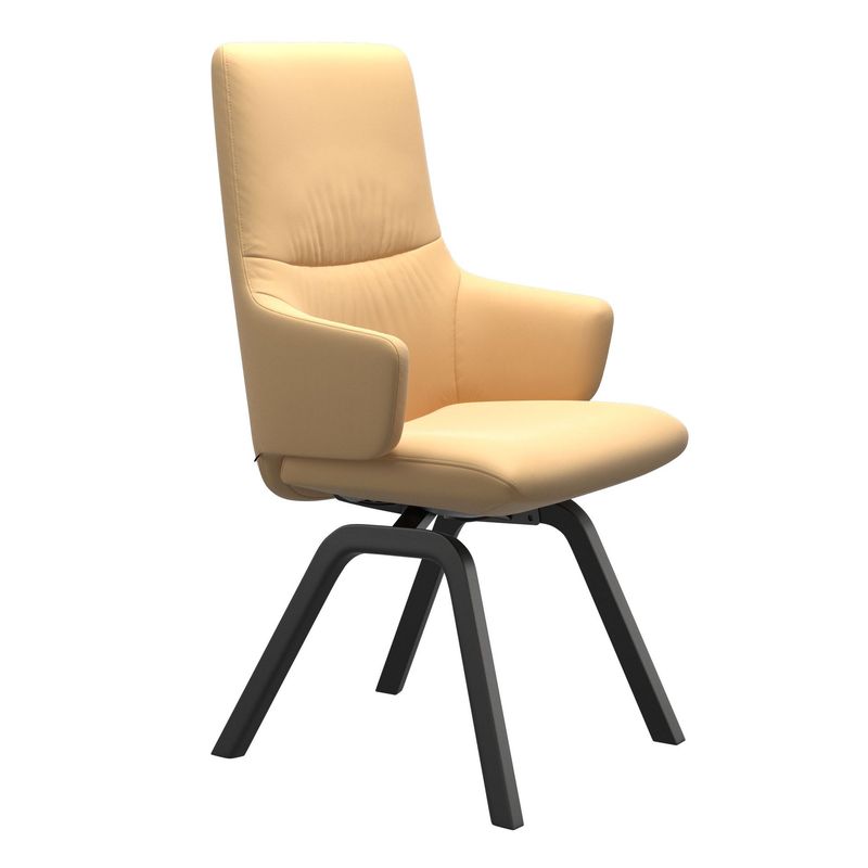 Mint Back D200 Leg High Back with Arms Dining Chair by Stressless® Mint Back D200 Leg High Back with Arms Dining Chair by Stressless®