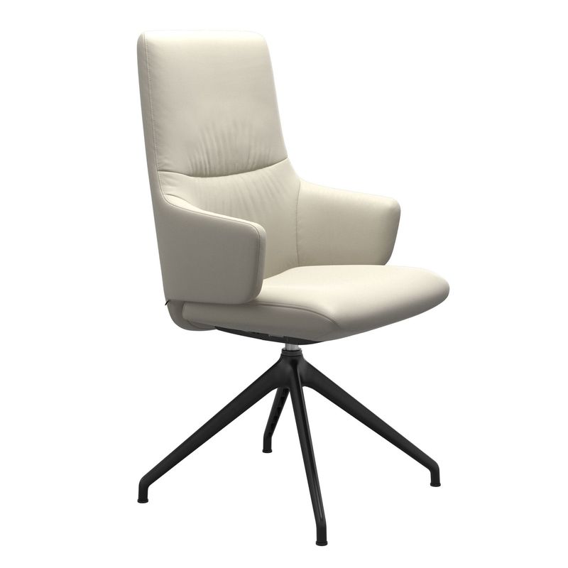Mint Back D350 Leg High Back with Arms Dining Chair by Stressless® Mint Back D350 Leg High Back with Arms Dining Chair by Stressless®