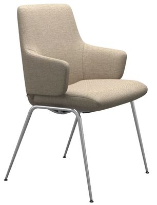 Laurel Back D300 Leg with Arms Dining Chair by Stressless® Laurel Back D300 Leg with Arms Dining Chair by Stressless®