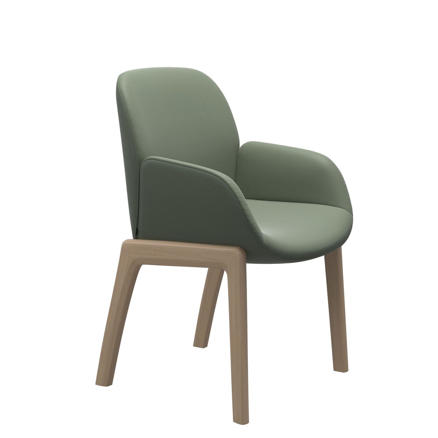 Bay Back D100 Leg with Arms Dining Chair by Stressless® Bay Back D100 Leg with Arms Dining Chair by Stressless®