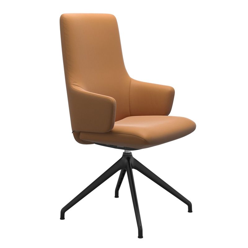 Laurel Back D350 Leg High Back with Arms Dining Chair by Stressless®