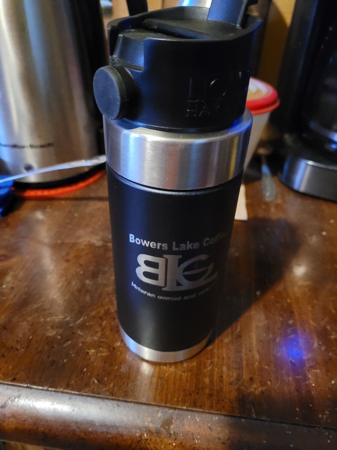 Insulated Travel Mug, Color: Black