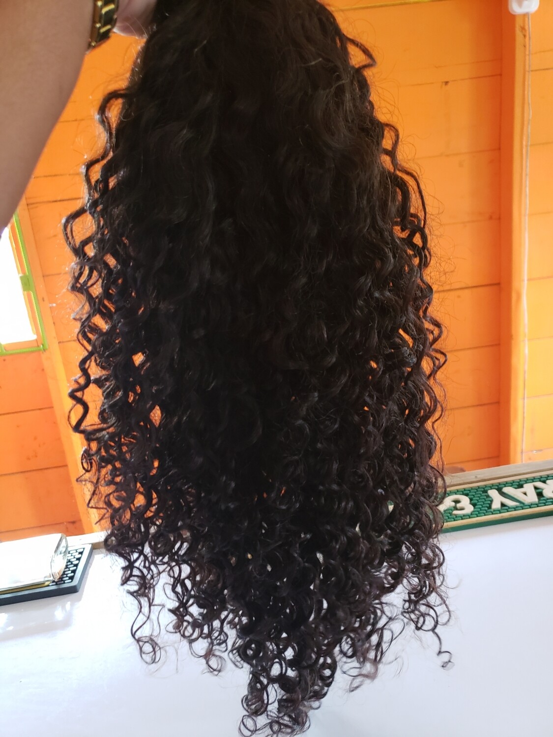 Brazilian deep wave 20 inch wig. 180density