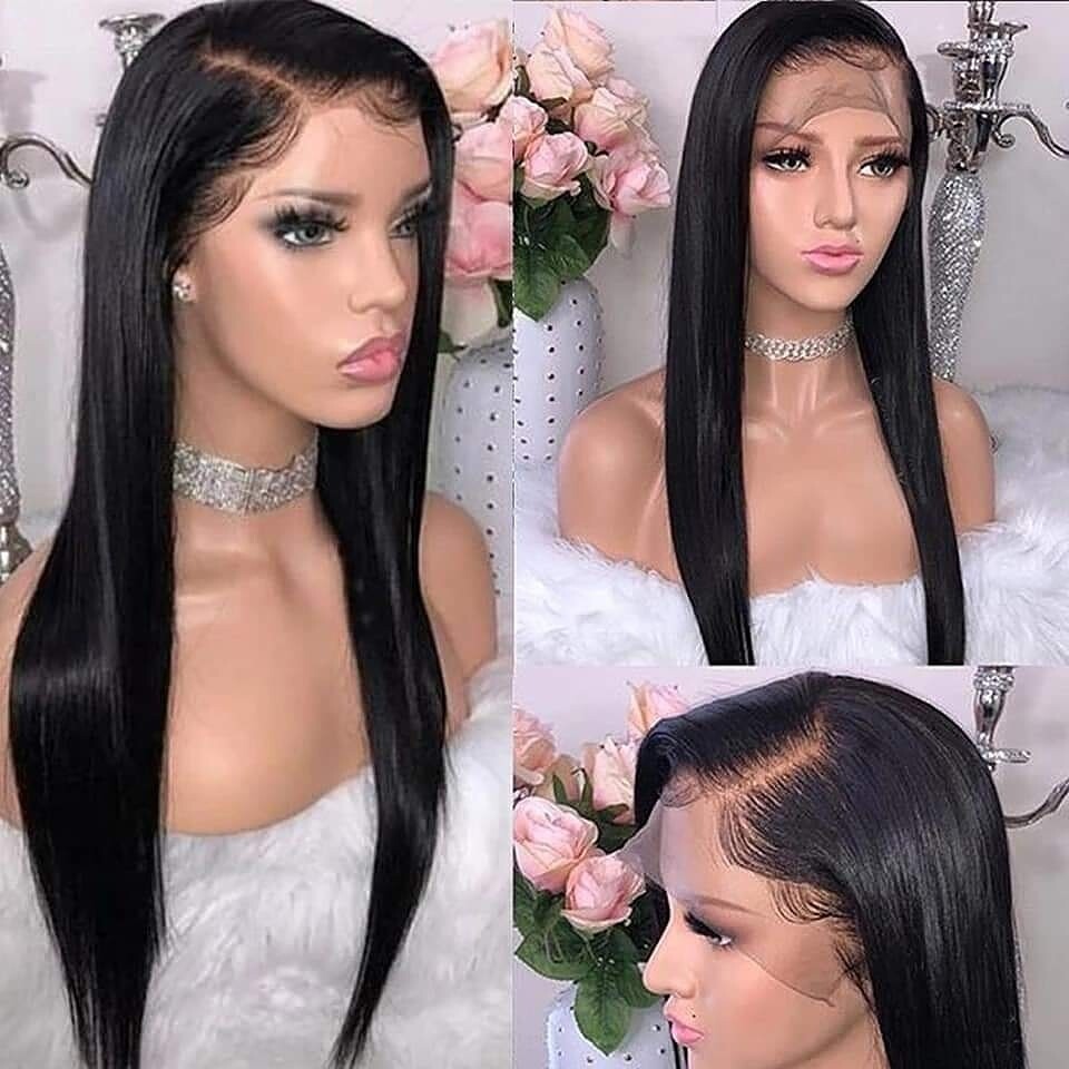 20 inch straight frontal wig