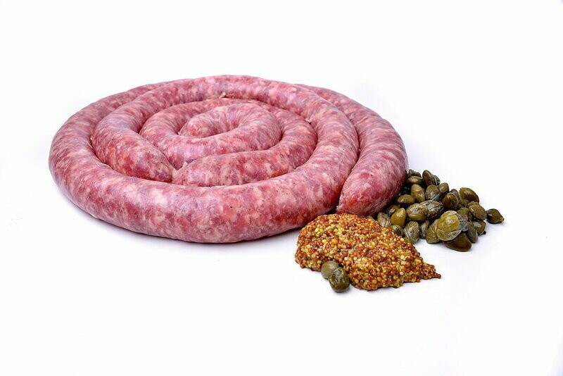 BOTIFARRA AMB MOSTASSA I TÀPERES