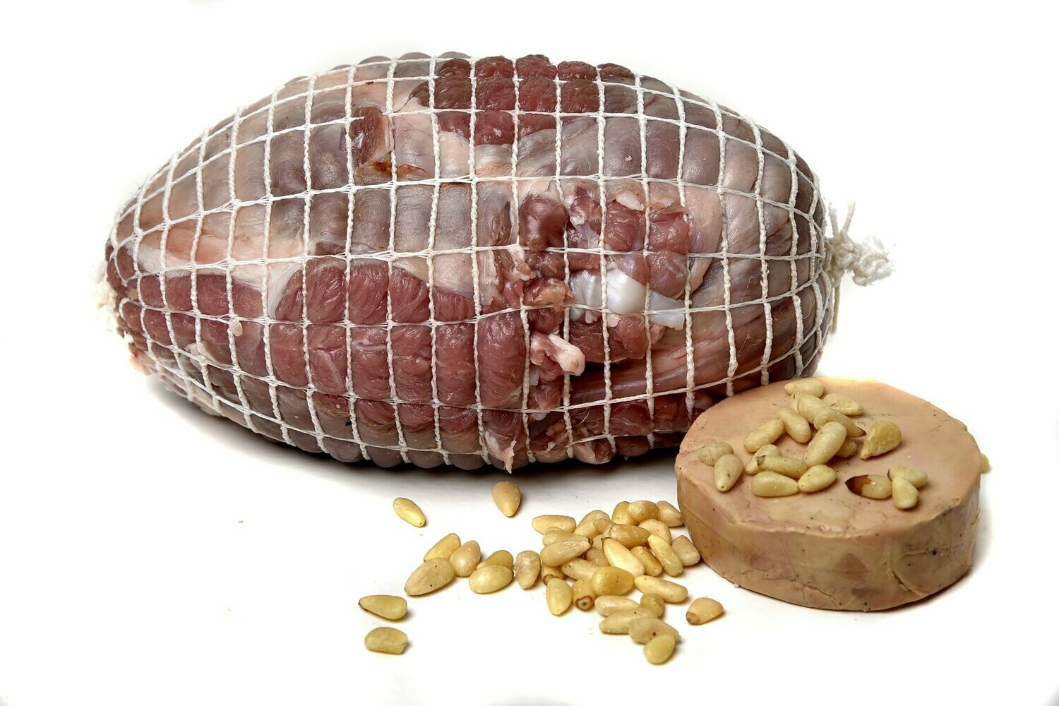 Farcit de xai amb foie i pinyons