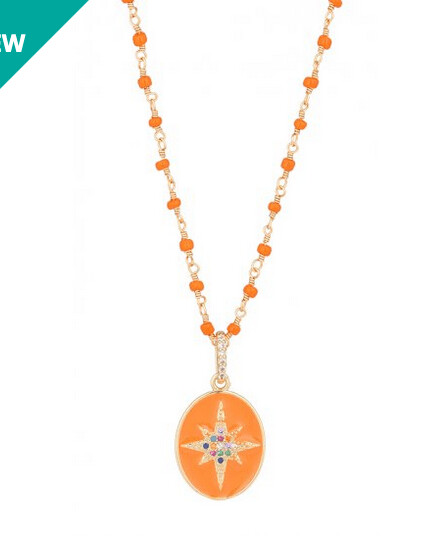 Collier Lucky Star HYPNOCHIC, Couleur: Orange