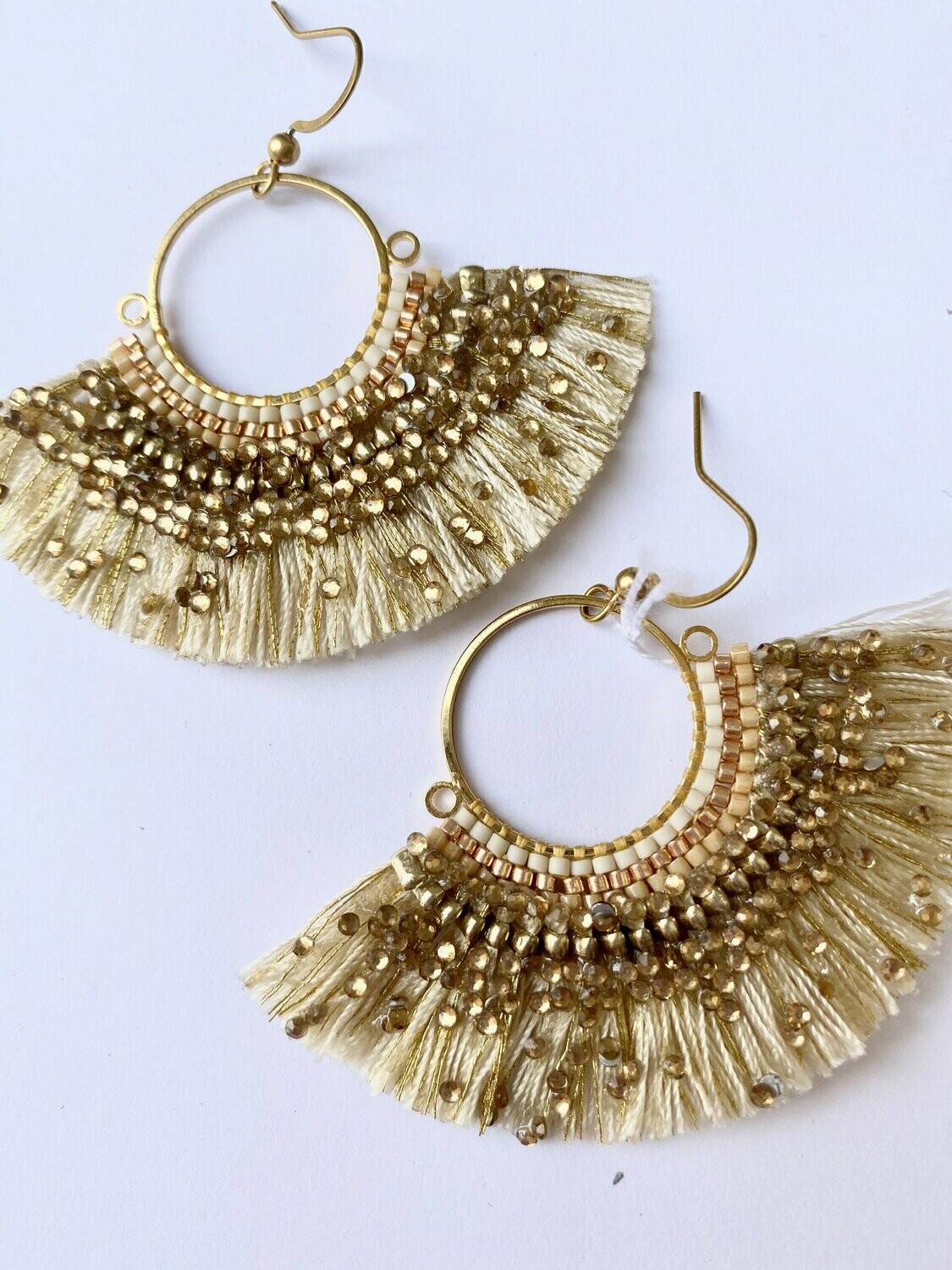 Boucle d'oreilles Hypnotic Beige HYPNOCHIC