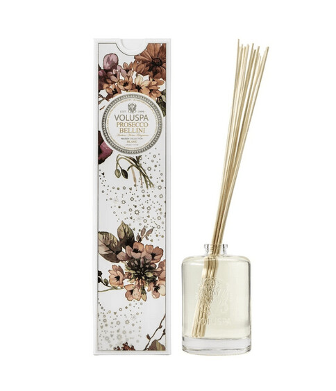 ​VOLUSPA - Diffuseur de parfum Maison blanc - Prosecco Bellini 177 ml