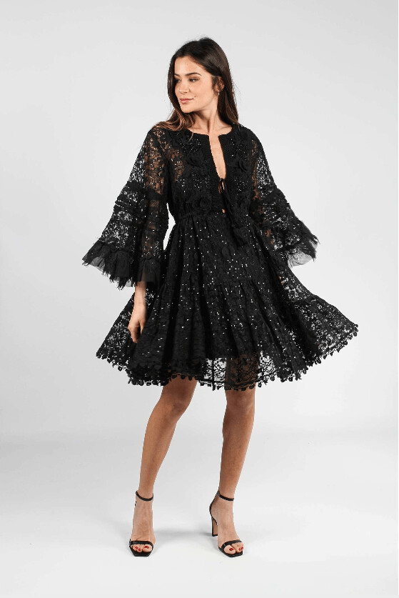 Robe Luna noire Beatnik