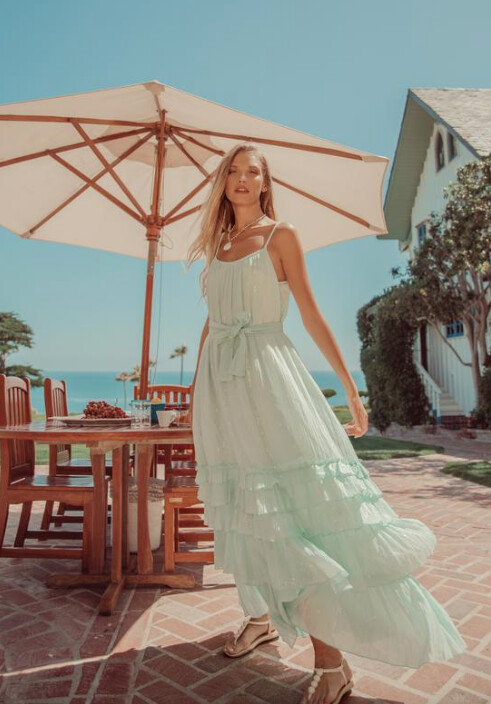 Robe Lea acqua Sundress