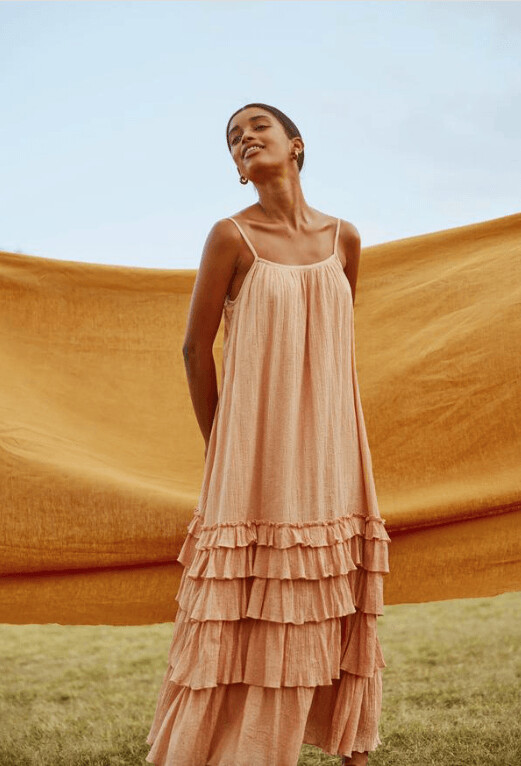 Robe Lea peche Sundress