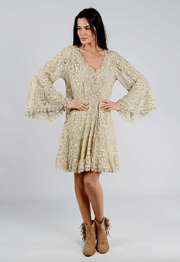Robe Lorena Beige Beatnik