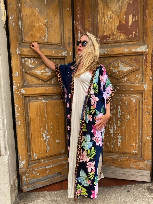 Kimono long Take a drink with the stars FLEUR DE PIRATE