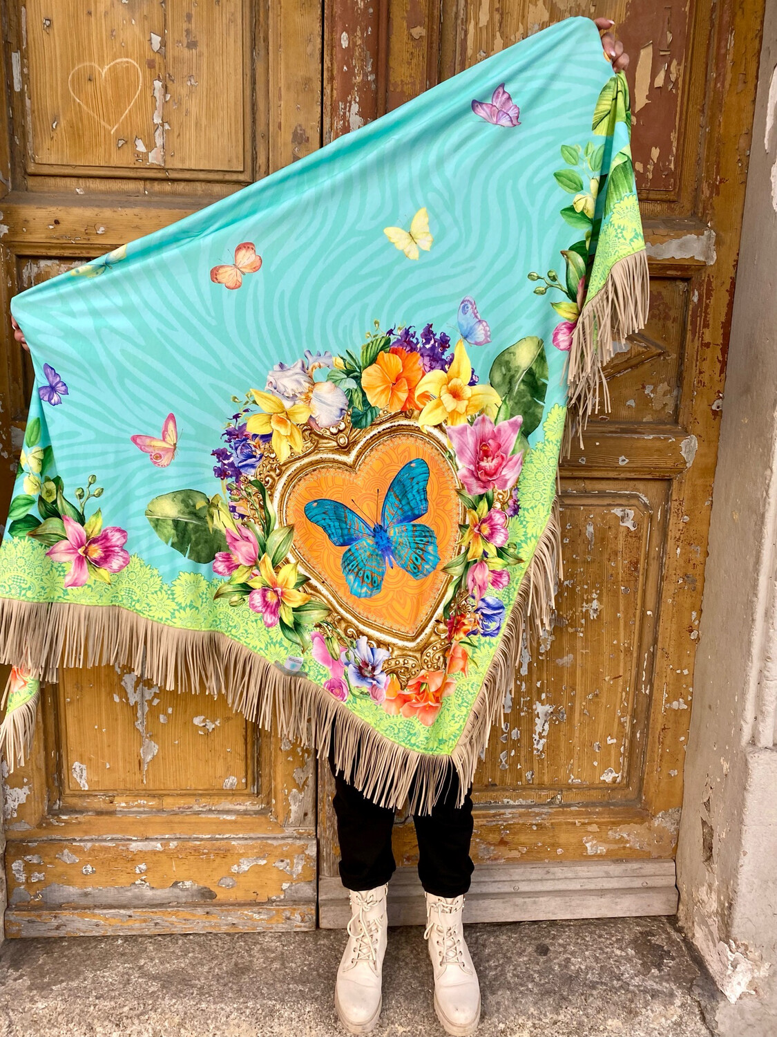 Châle Katherina loretta le papillon