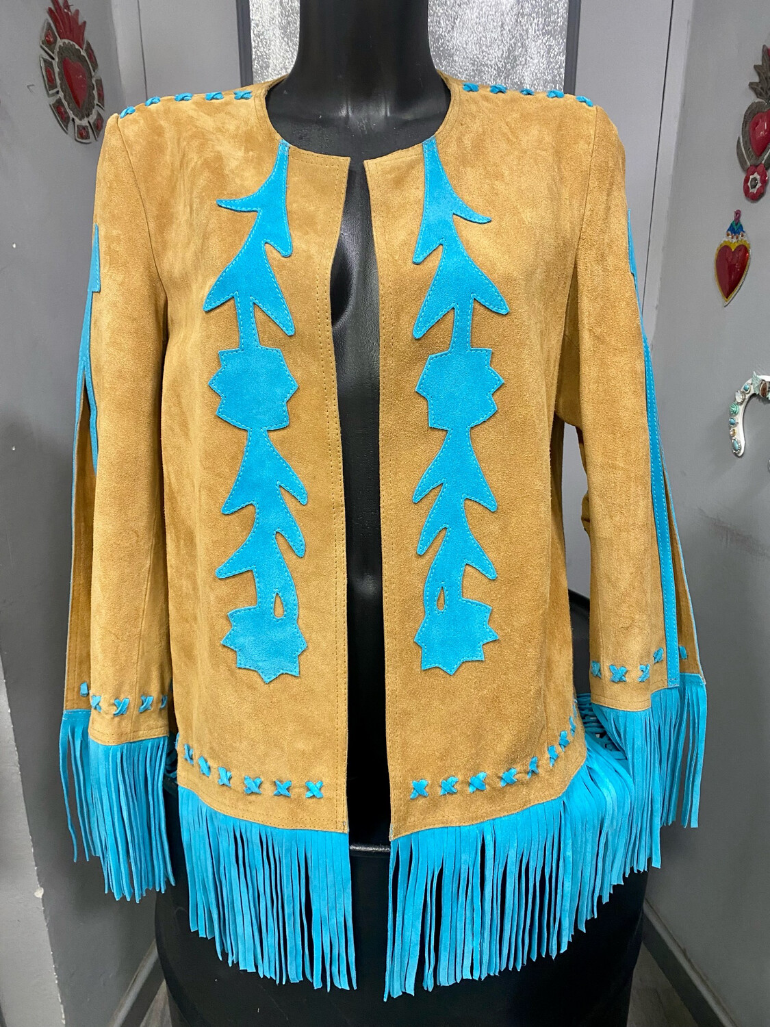 Veste en daim mame’ elle zoe