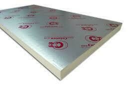 PIR Board - Foil Faced Insulation Board:  25mm
Celotex  / Eco Therm / Recticel