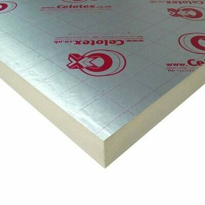 PIR Board - Foil Faced Insulation Board: 75mm
Celotex / Eco Therm / Recticel