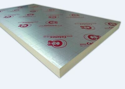 PIR Board - Foil Faced Insulation Board: 110mm, 120mm, 130mm, & 150mm
Celotex / Eco Therm / Recticel