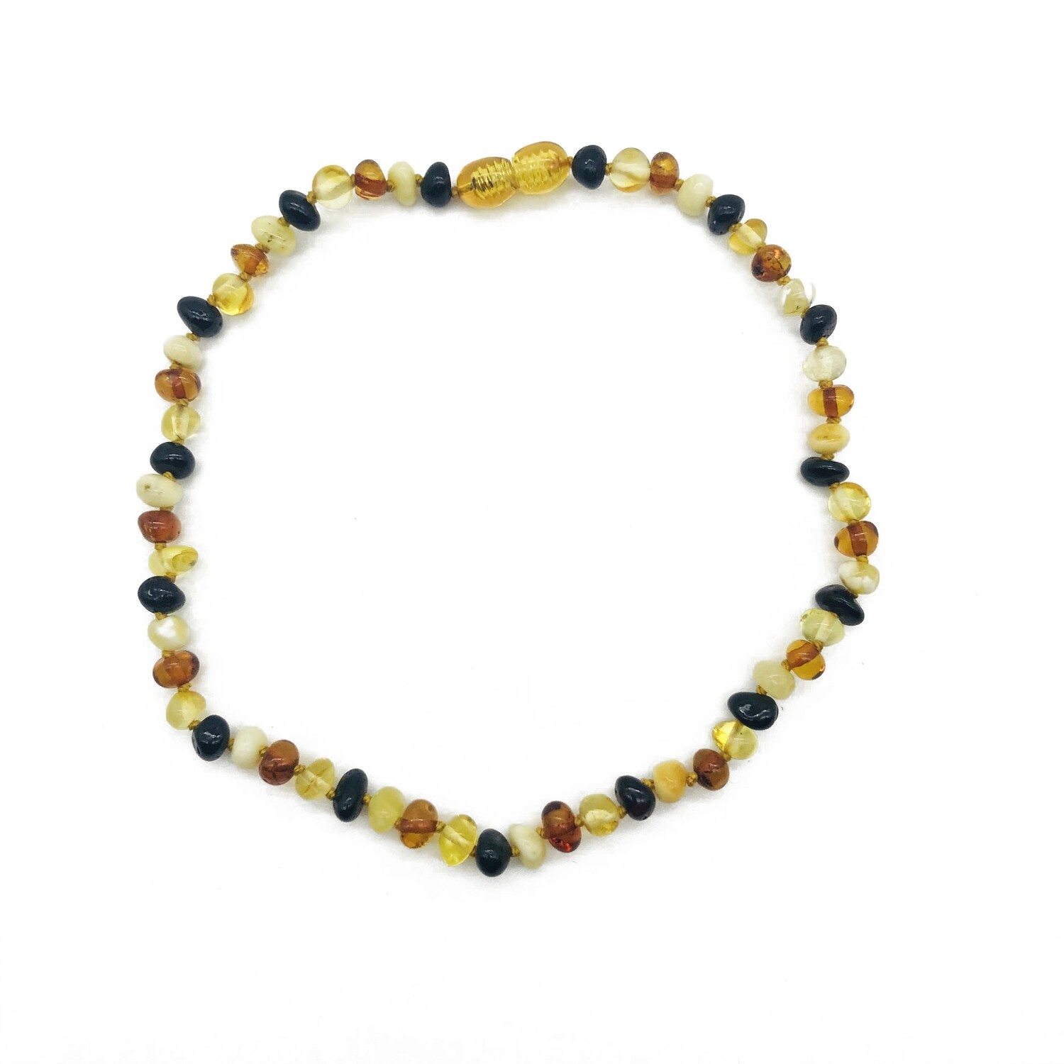 Mix colour Baltic Amber Teething Necklaces