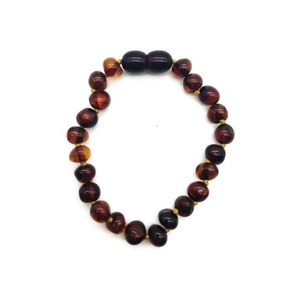 Cherry Baltic Amber Teething Anklet