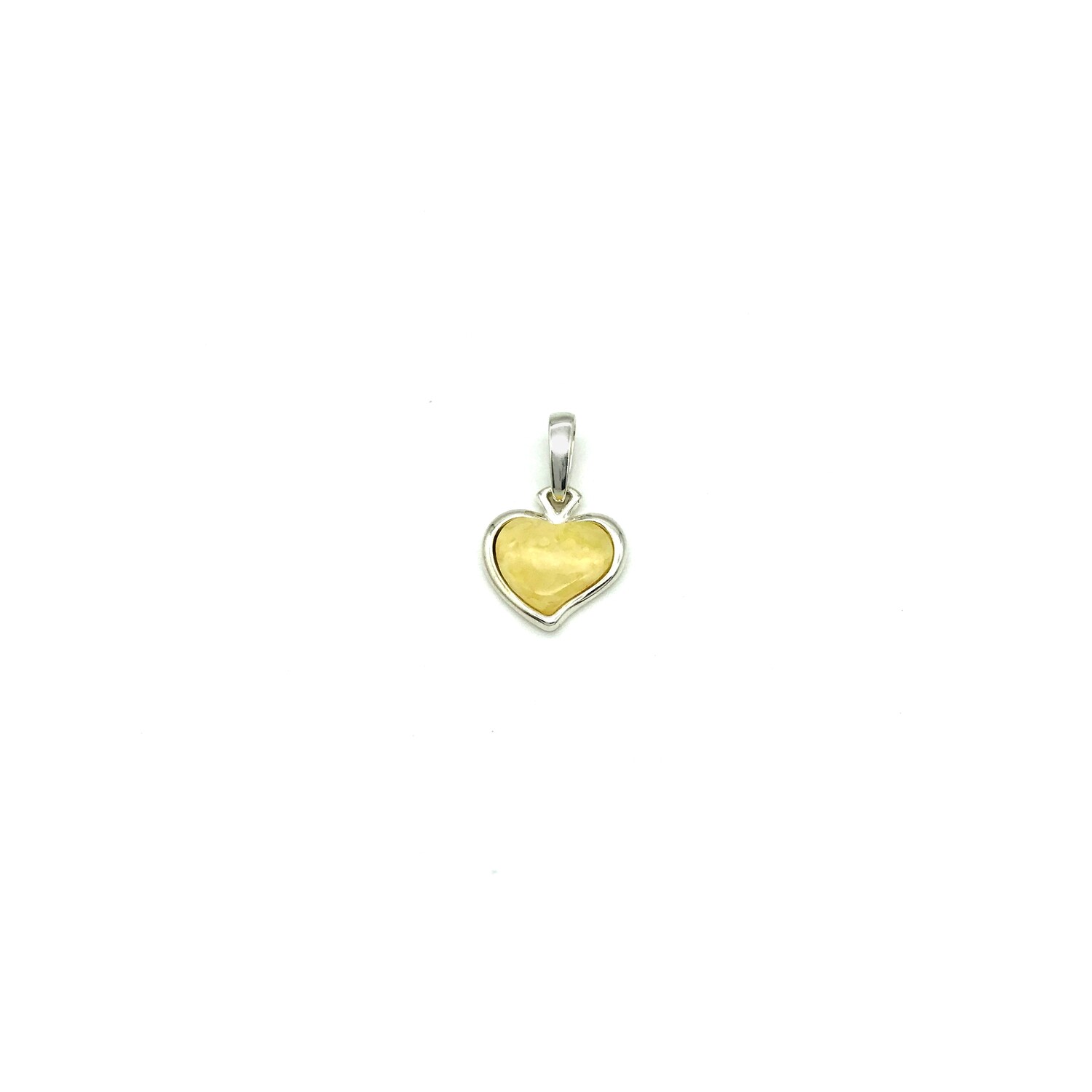 Silver and Amber Pendant